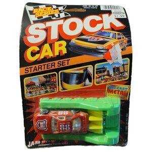 Vintage Race Series Die Cast Metal Stock Car Starter Set 92 Ja Ru 88 Bill Petty